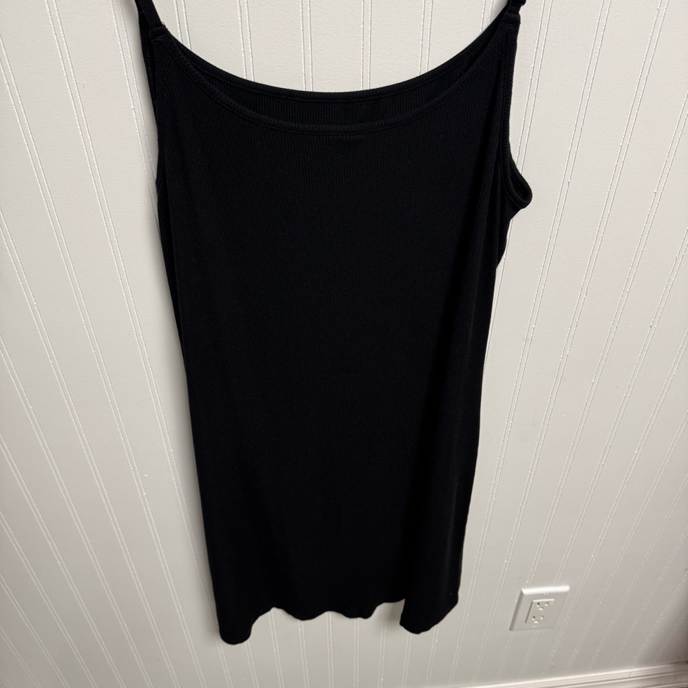 Skims Fits Everybody Slip Dress Onyx XL - Picture 6 of 8